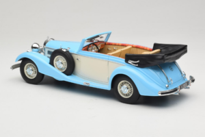 Mercedes 540K Kabriolet Modrý Biely Cult Models 1:18 CML184-2 Kov – obrázok 5 z 6