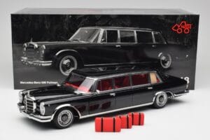 Mercedes 600 Pullman W100 Čierny NZG 1:18 1071/50 Kov – obrázok 8 z 8
