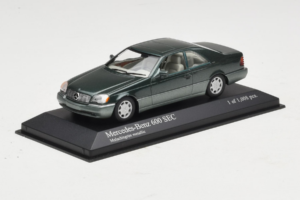 Mercedes 600 SEC W140 Zelený Metalický Minichamps 1:43 430032604 Kov – obrázok 2 z 4
