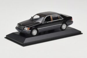 Mercedes 600 SEL W140 Black Metallic Minichamps 1:43 940035400 Kov – obrázok 2 z 4