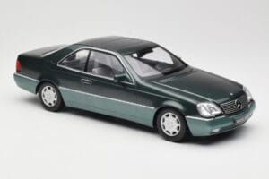 Mercedes 600 SEC W140 Coupe Green Metallic KK-Scale 1:18 KKDC180343 Kov – obrázok 4 z 6