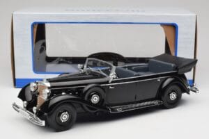 Mercedes 770 W150 Čierny MCG 1:18 MCG18207 Kov – obrázok 6 z 6