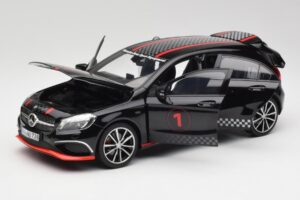 Mercedes A-Class W176 AMG Čierny Norev 1:18 183596 Kov – obrázok 2 z 8