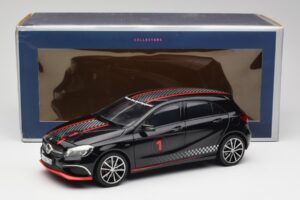 Mercedes A-Class W176 AMG Čierny Norev 1:18 183596 Kov – obrázok 8 z 8