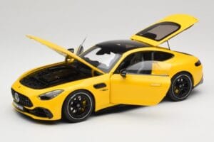 Mercedes AMG GT 43 C192 Turbo Sun Yellow NZG 1:18 B66960587 Kov – obrázok 2 z 8