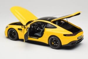Mercedes AMG GT 43 C192 Turbo Sun Yellow NZG 1:18 B66960587 Kov – obrázok 5 z 8