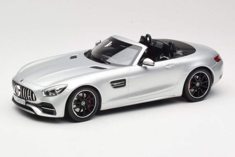 Mercedes AMG GT C Roadster R190 Strieborný Norev 1:18 183453 Kov