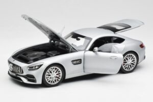 Mercedes AMG GT S C190 Designo Iridium Strieborný Magno Norev 1:18 B66960485 Kov – obrázok 2 z 8