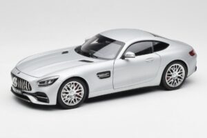 Mercedes AMG GT S C190 Designo Iridium Strieborný Magno Norev 1:18 B66960485 Kov