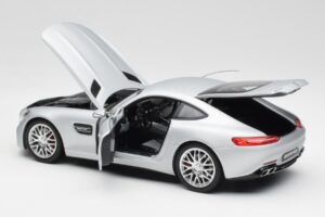 Mercedes AMG GT S C190 Designo Iridium Strieborný Magno Norev 1:18 B66960485 Kov – obrázok 5 z 8