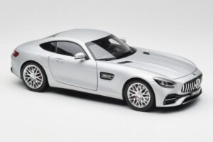 Mercedes AMG GT S C190 Designo Iridium Strieborný Magno Norev 1:18 B66960485 Kov – obrázok 6 z 8