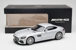 Mercedes AMG GT S C190 Designo Iridium Strieborný Magno Norev 1:18 B66960485 Kov – obrázok 8 z 8