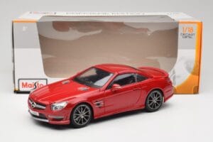 Mercedes AMG SL 63 R231 Červený Maisto 1:18 36199 Kov – obrázok 8 z 8