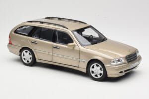 Mercedes C-Class T-Model W202 Smoke Silver Norev 1:18 183388 Kov – obrázok 6 z 8