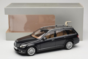 Mercedes C-Class W204 Estate Obsidian Black AUTOart 1:18 B66962349 Kov – obrázok 8 z 8