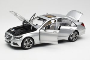 Mercedes C-Class W205 Iridium Strieborný Metalíza Norev 1:18 B66960253 Kov – obrázok 2 z 8