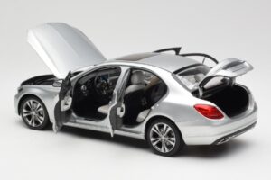 Mercedes C-Class W205 Iridium Strieborný Metalíza Norev 1:18 B66960253 Kov – obrázok 5 z 8