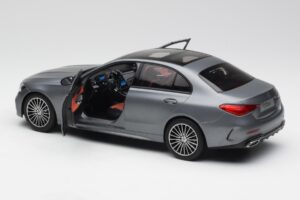 Mercedes C-Class W206 Designo Selenite Šedý Magno NZG 1:18 B66960638 Kov – obrázok 7 z 8