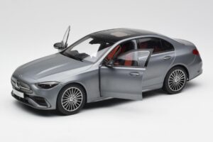 Mercedes C-Class W206 Designo Selenite Šedý Magno NZG 1:18 B66960638 Kov – obrázok 8 z 8