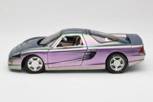 Mercedes C112 Fialový Guiloy 1:18 GI001 Kov – obrázok 4 z 8