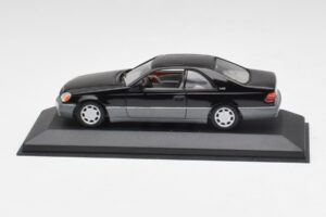 Mercedes C140 600 SEC Čierny Minichamps 1:43 32600 Kov
