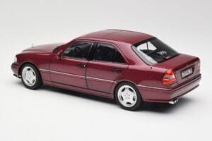 Mercedes AMG C36 W202 Almandine Červený Norev 1:18 B66040706 Kov – obrázok 7 z 8