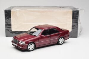 Mercedes AMG C36 W202 Almandine Červený Norev 1:18 B66040706 Kov – obrázok 8 z 8