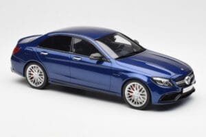 Mercedes AMG C63 S W205 Modrý GT Spirit 1:18 ZM044 Živica – obrázok 4 z 6