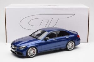 Mercedes AMG C63 S W205 Modrý GT Spirit 1:18 ZM044 Živica – obrázok 6 z 6