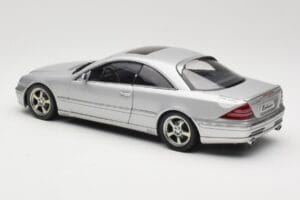 Mercedes CL500 C215 Lorinser Silver Metallic AUTOart 1:18 70121 Kov – obrázok 7 z 8