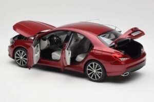 Mercedes CLA C117 Designo Patagonia Červený Metalíza Norev 1:18 B66960131 Kov – obrázok 5 z 8