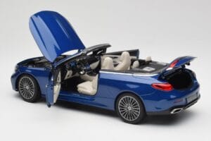 Mercedes CLE Kabriolet A236 Modrý Norev 1:18 B66960653 Kov – obrázok 6 z 9