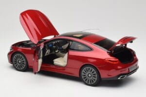 Mercedes CLE Coupe C236 Červený Norev 1:18 B66960596 Kov – obrázok 5 z 8