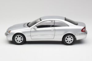 Mercedes CLK 500 C209 Strieborný Kyosho 1:18 B66962144 Kov – obrázok 4 z 8