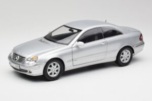 Mercedes CLK 500 C209 Strieborný Kyosho 1:18 B66962144 Kov