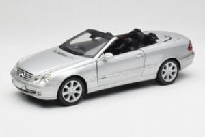 Mercedes CLK 500 Kabriolet Elegance A209 Strieborný Kyosho 1:18 B66962172 Kov