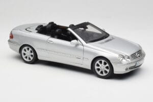 Mercedes CLK 500 Kabriolet Elegance A209 Strieborný Kyosho 1:18 B66962172 Kov – obrázok 6 z 8