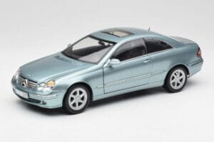Mercedes CLK 500 W209 Svetlo Modrý Metalíza Kyosho 1:18 B66962192 Kov