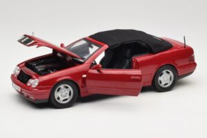 Mercedes CLK A208 Kabriolet Červený Anson 1:18 30338 Kov – obrázok 2 z 8