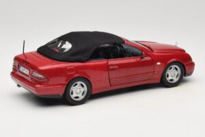 Mercedes CLK A208 Kabriolet Červený Anson 1:18 30338 Kov – obrázok 3 z 8