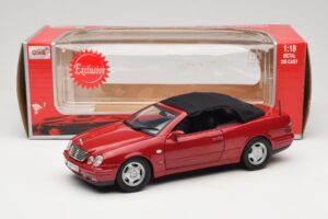 Mercedes CLK A208 Kabriolet Červený Anson 1:18 30338 Kov – obrázok 8 z 8