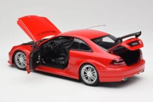 Mercedes CLK DTM AMG C209 Mars Červený Kyosho 1:18 08461R Kov – obrázok 5 z 8