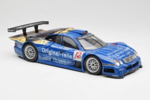 Mercedes CLK GTR #12 Original Teile FIA GT 1999 Maisto 1:18 56036 Kov – obrázok 5 z 7