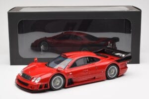 Mercedes CLK-GTR Super Sport Červený GT Spirit 1:18 GT910 Živica – obrázok 6 z 6