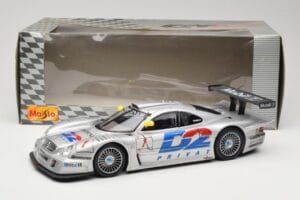 Mercedes CLK LM GT1 #1 AMG Mercedes K. Ludwig / R. Zonta FIA GT Championship 1998 Maisto 1:18 56053 Kov – obrázok 8 z 8