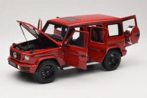 Mercedes G 500 W463 Červený Minichamps 1:18 110037101 Kov – obrázok 2 z 8