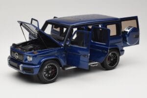 Mercedes G 63 AMG W463 Blue Metallic Minichamps 1:18 110037061 Kov – obrázok 2 z 8