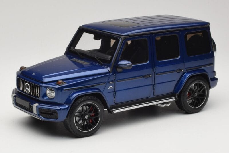 Mercedes G 63 AMG W463 Blue Metallic Minichamps 1:18 110037061 Kov