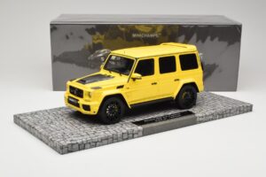 Mercedes Brabus 850 6.0 Widestar G63 W463 Electric Beam Yellow Minichamps 1:18 107032402 Kov – obrázok 6 z 6