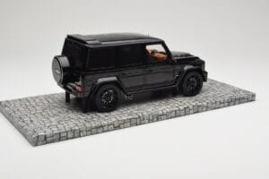 Mercedes Brabus 850 6.0 Widestar G63 W463 Obsidian Black Metallic Minichamps 1:18 107032400 Kov – obrázok 2 z 6